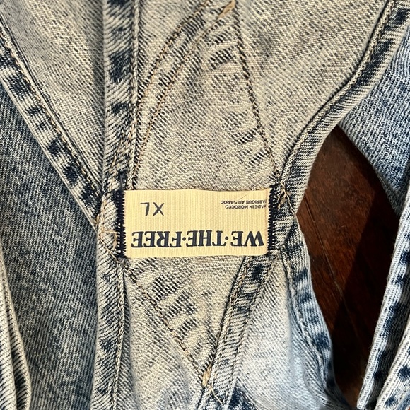 We The Free Ziggy Denim Overall in Powder Blue size XL - Picture 10 of 11
